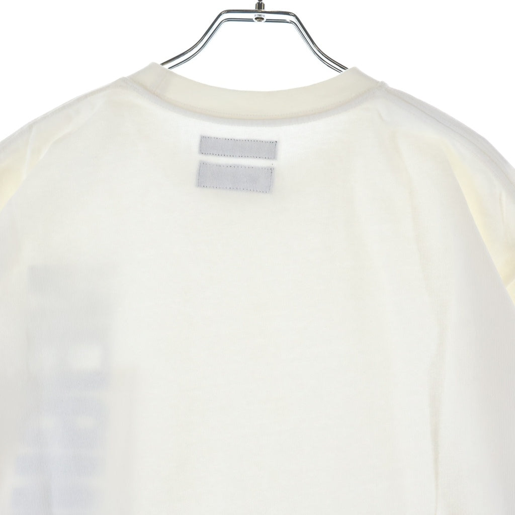 WIND AND SEA(ウィンダンシー) 22SS xNEIGHBORHOO ネイバーフッド プリントロゴ ポケット半袖Tシャツ カットソー ホワイト 221FRWSN-STMO04S