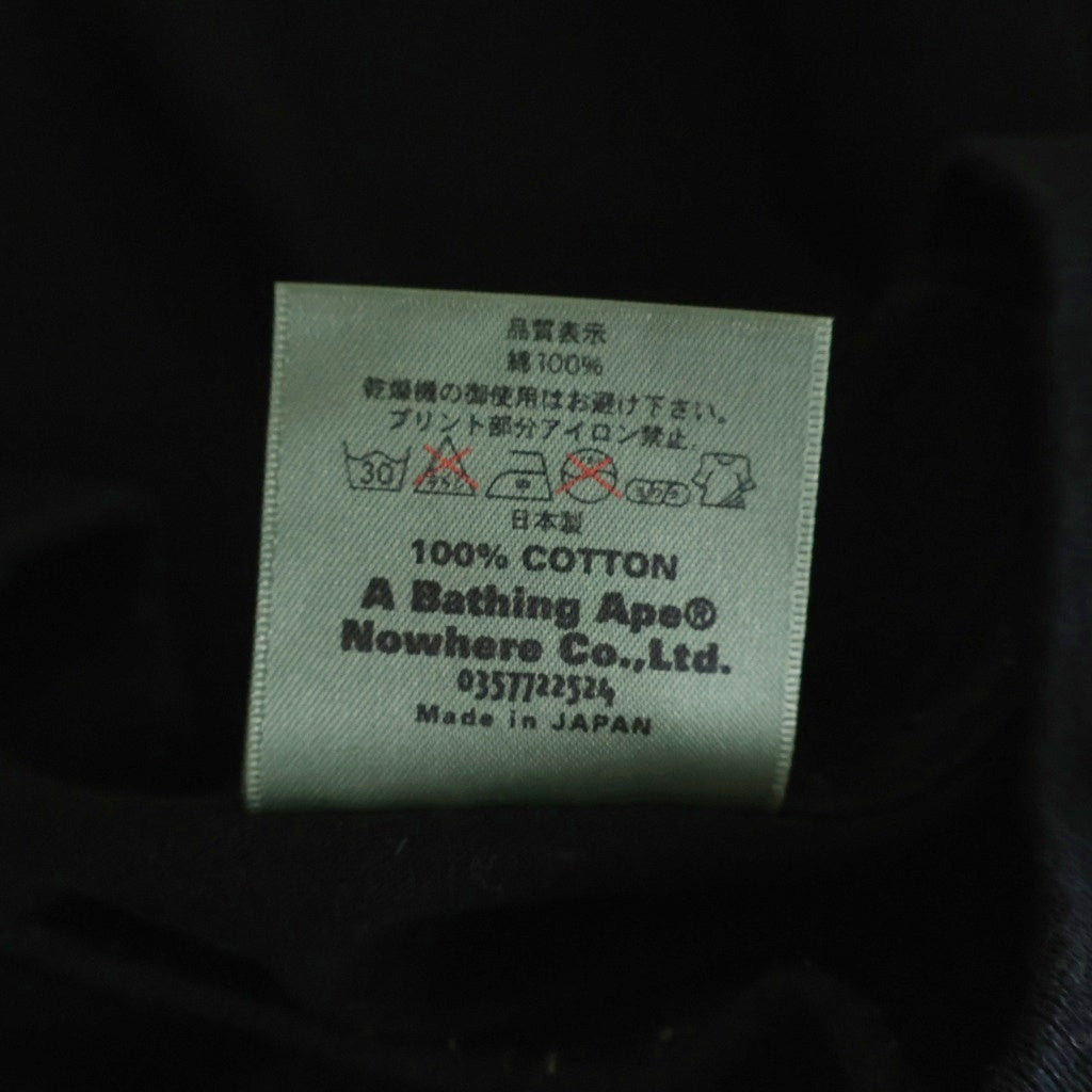 BAPE BY A BATHING APE(ベイプ ア ベイシング エイプ) 00S ×Cornelius コーネリアス グラフィックロゴ 半袖Tシャツ カットソー ブラック