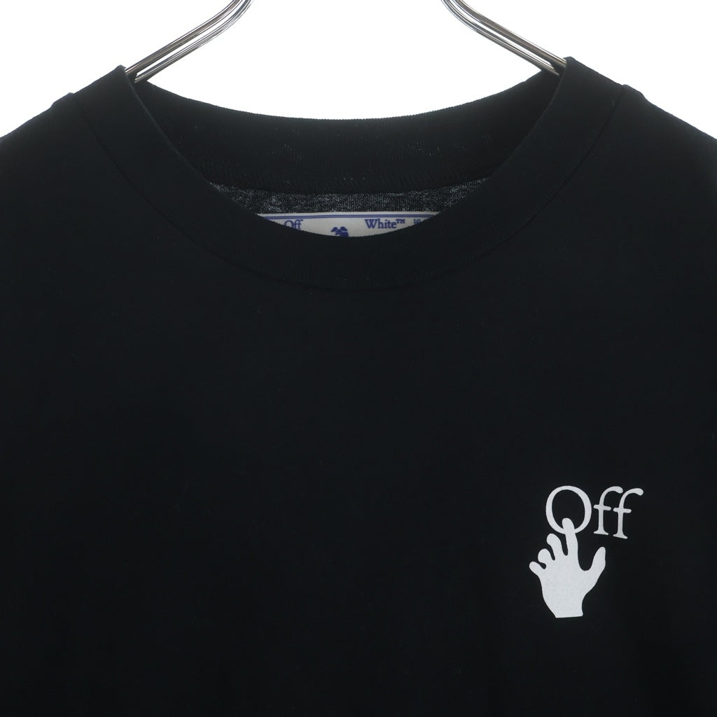 OFF-WHITE(オフホワイト) 20AW PASCALARROW OVER TEE グラフィックロゴ オーバーサイズ 半袖Tシャツ カットソー ブラック OMAA038F20FAB002
