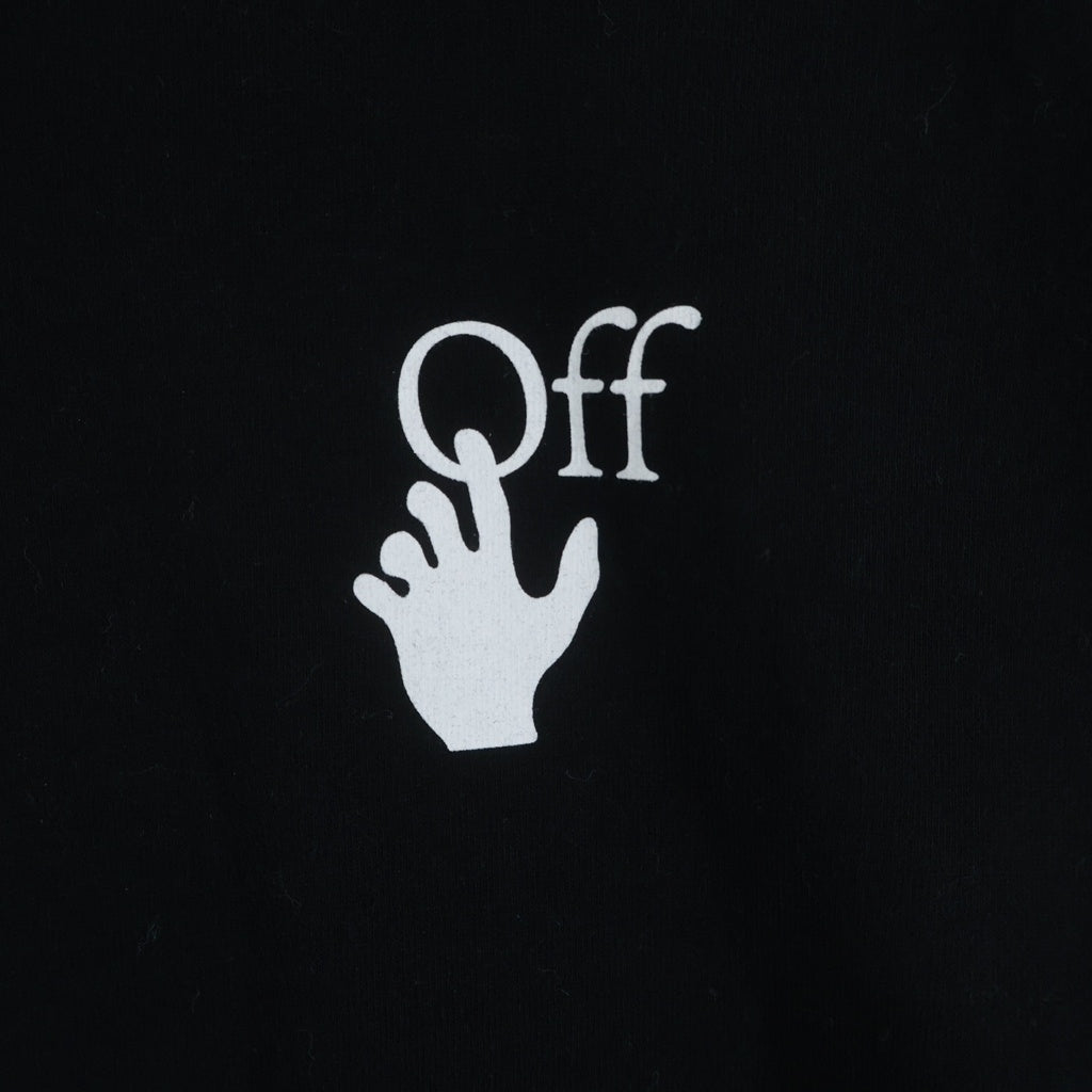 OFF-WHITE(オフホワイト) 20AW PASCALARROW OVER TEE グラフィックロゴ オーバーサイズ 半袖Tシャツ カットソー ブラック OMAA038F20FAB002