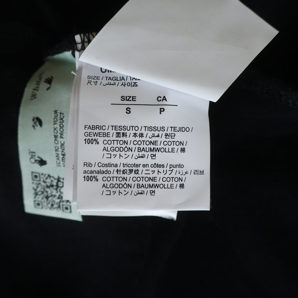 OFF-WHITE(オフホワイト) 20AW PASCALARROW OVER TEE グラフィックロゴ オーバーサイズ 半袖Tシャツ カットソー ブラック OMAA038F20FAB002