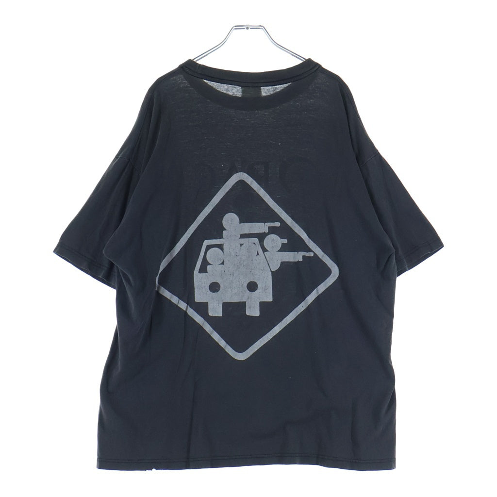 VINTAGE(ヴィンテージ) 90S 2PAC THUG LIFE EURO BOOTLEG ツーパック サグライフ ユーロ ブート 半袖Tシャツ カットソー ブラック