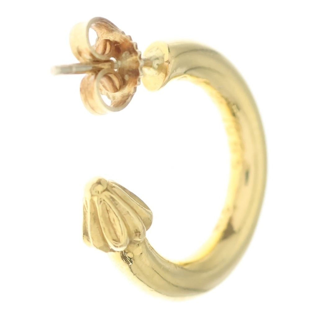CHROME HEARTS(クロムハーツ) 22K HOOP PLAIN フーププレーン ピアス ゴールド