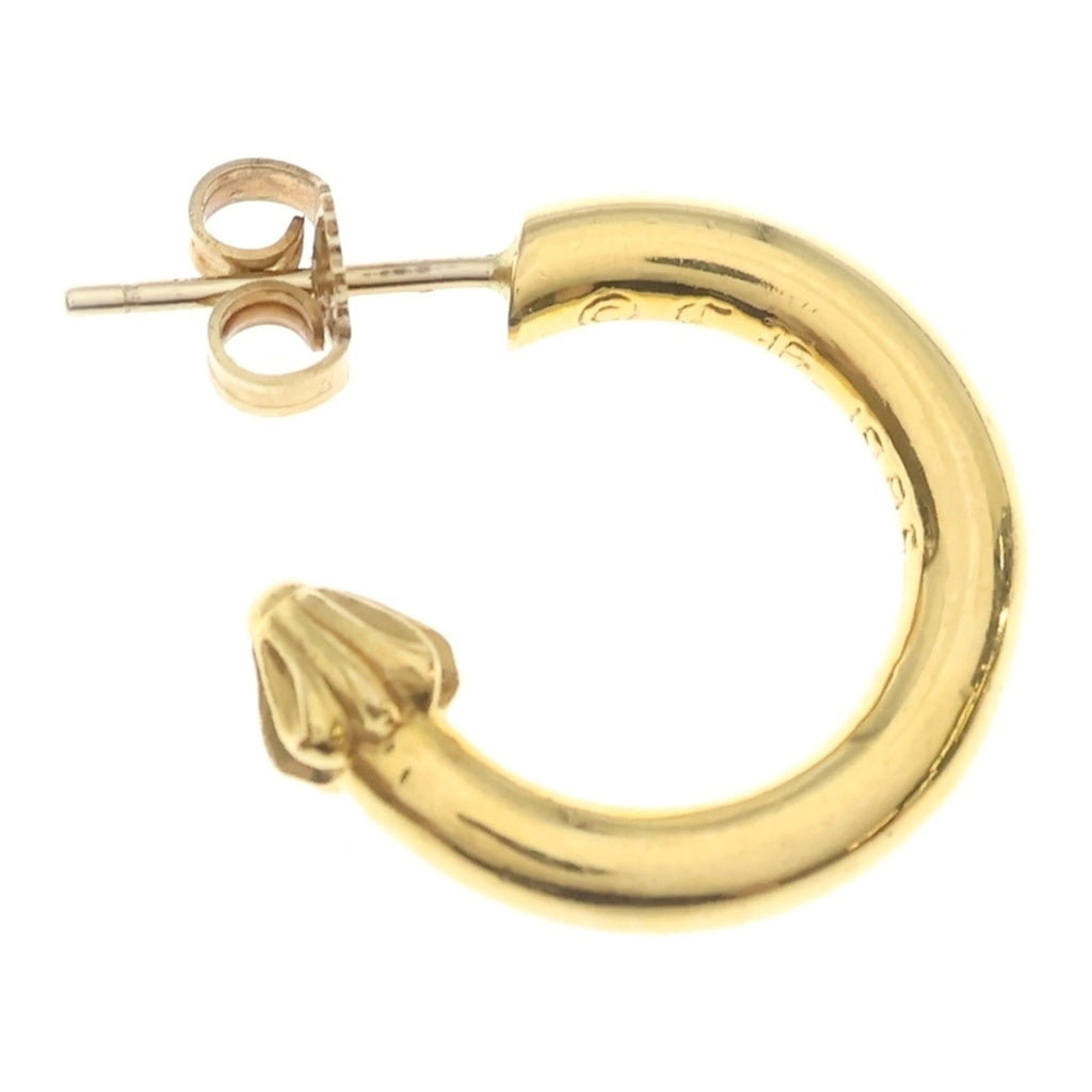 CHROME HEARTS(クロムハーツ) 22K HOOP PLAIN フーププレーン ピアス ゴールド