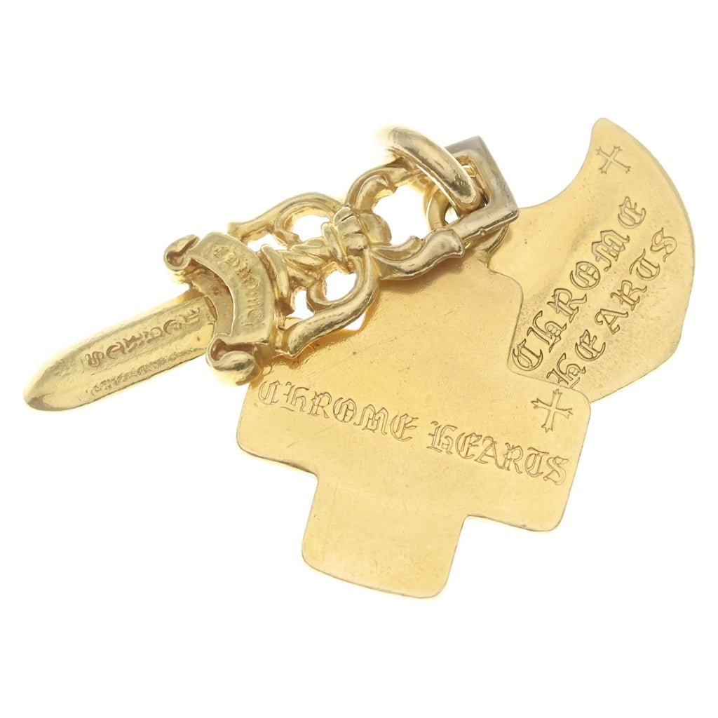 CHROME HEARTS(クロムハーツ) 22K 3TRINKETS 3トリンケッツ ネックレストップ ゴールド