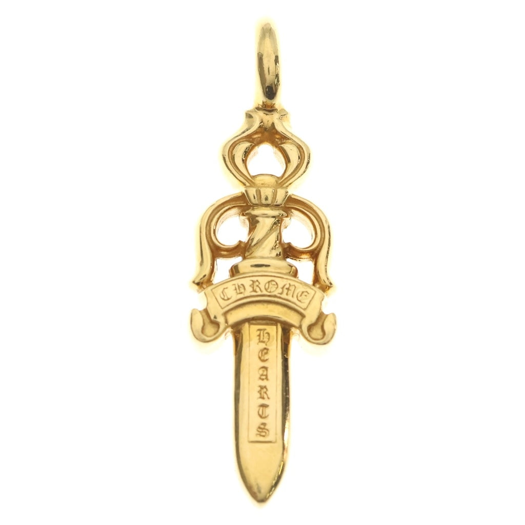 CHROME HEARTS(クロムハーツ) 22K DOUBLE DAGGER ダブルダガー ネックレストップ ゴールド