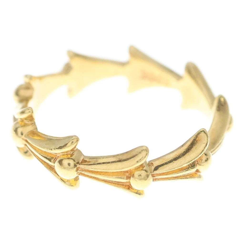CHROME HEARTS(クロムハーツ) 22K CROSS TAIL クロステイルリング ゴールド
