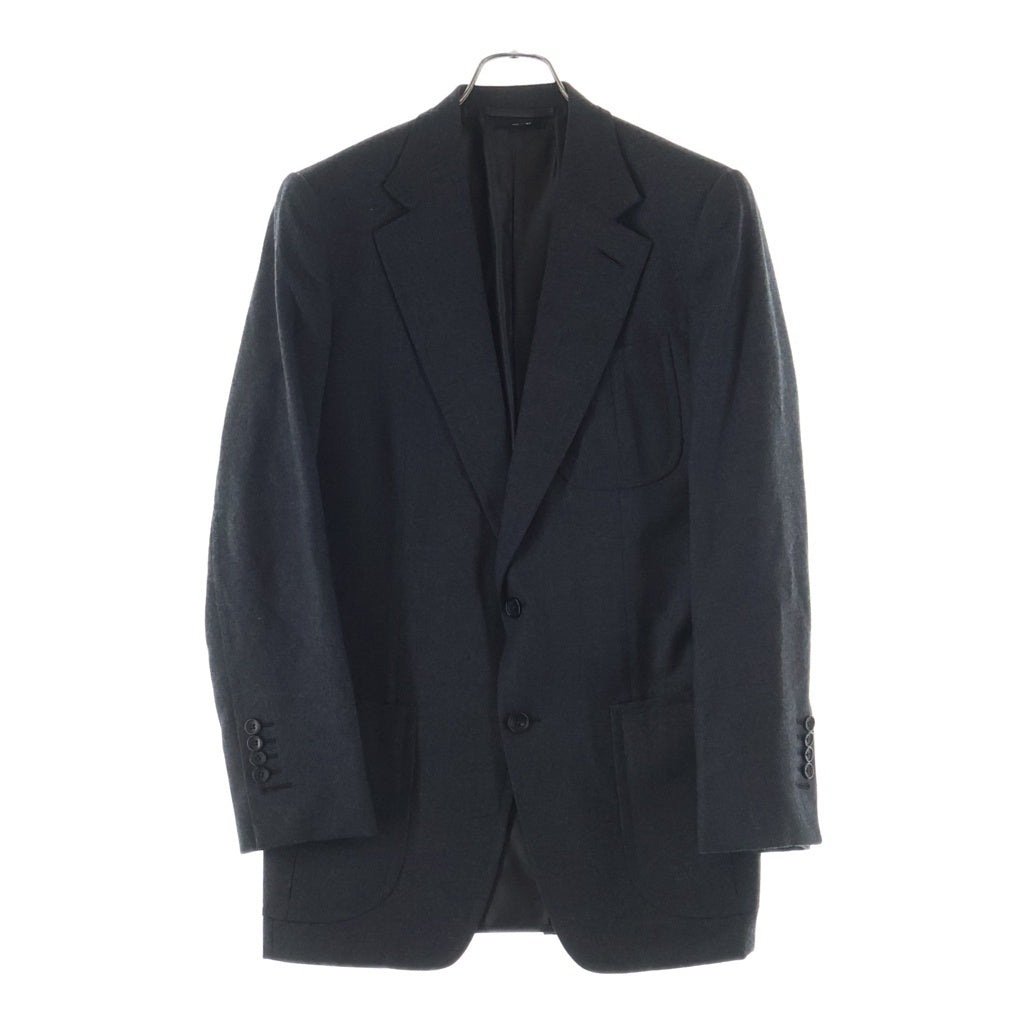 TOM FORD(トムフォード) ウール シングルテーラードジャケット ダークグレー