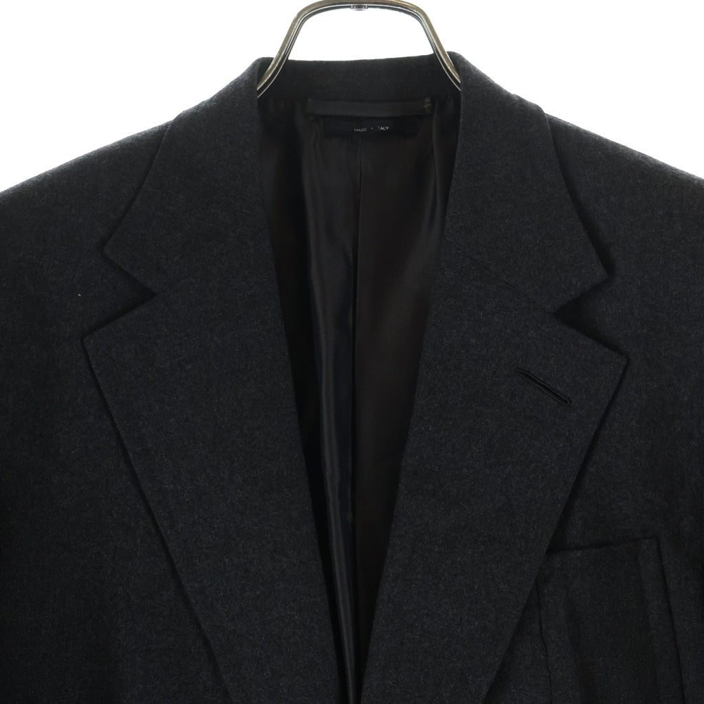 TOM FORD(トムフォード) ウール シングルテーラードジャケット ダークグレー