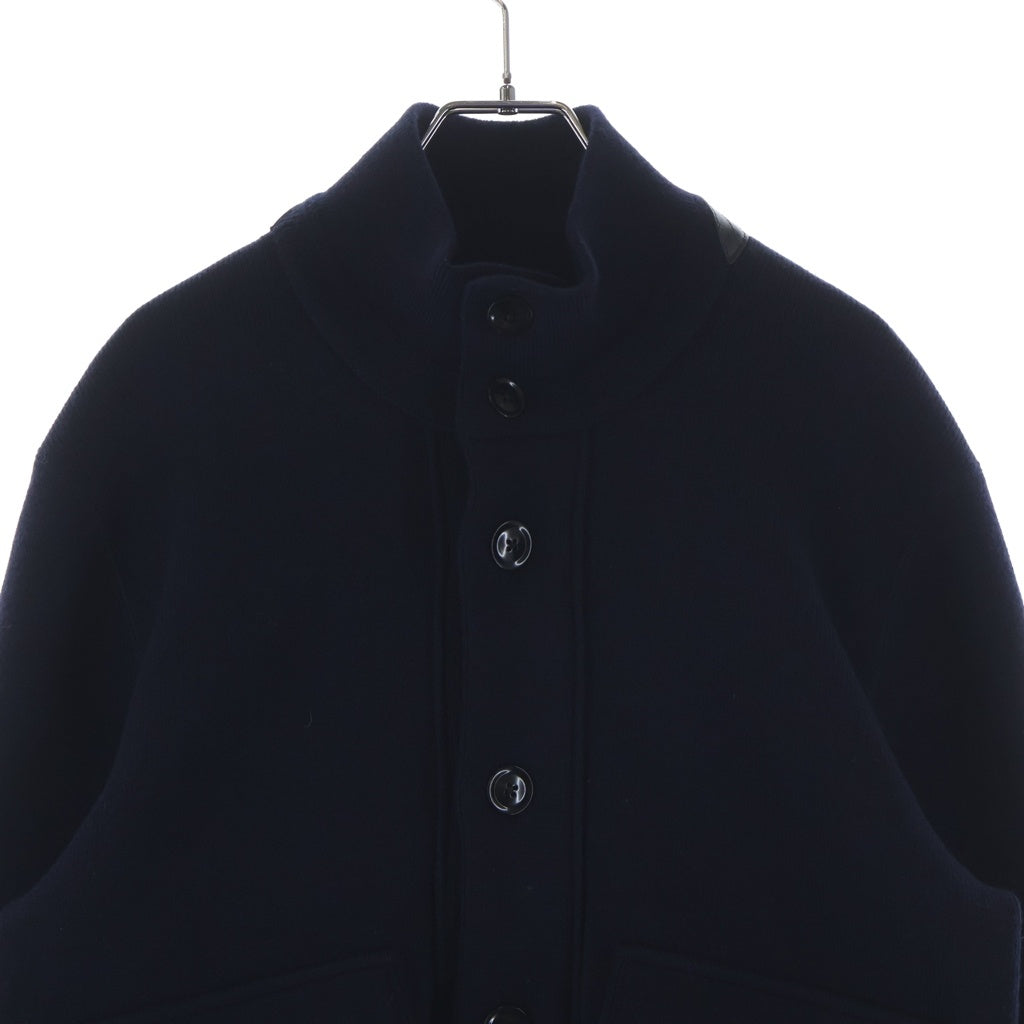 TOM FORD(トムフォード) ボタンアップ ウールニット ブルゾン ネイビー BVM84 TFK154