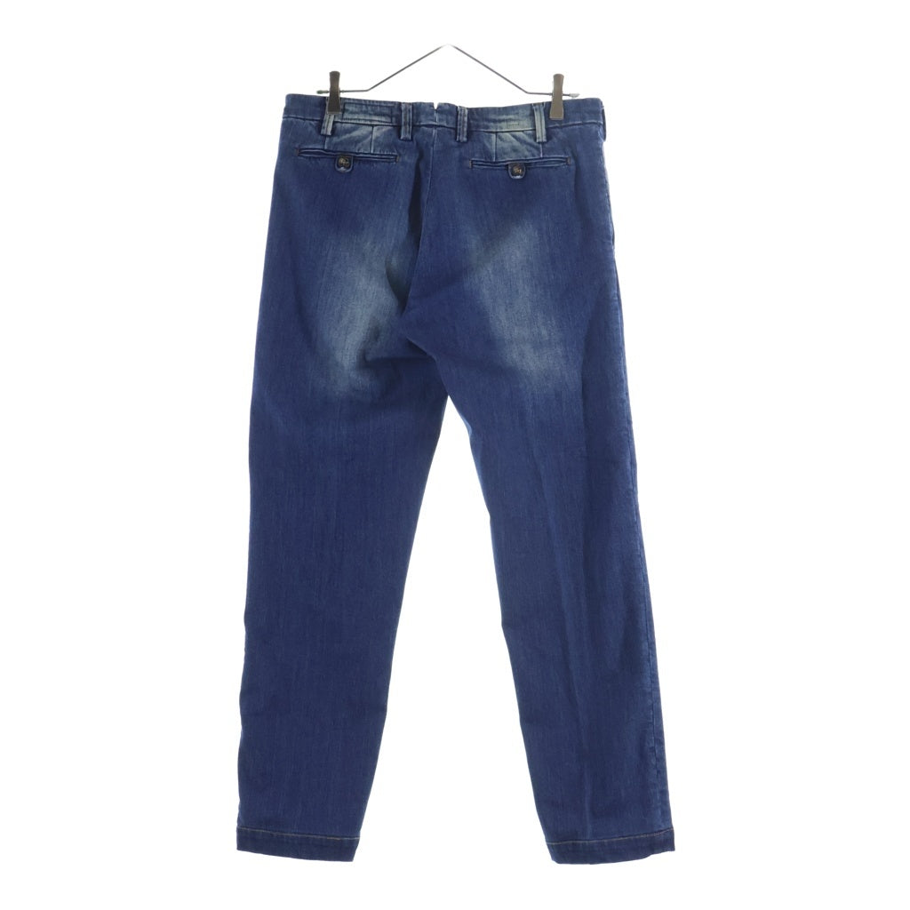 NO BRAND(ノーブランド) Cesare Attolini(チェーザレアットーニ)ウォッシュ加工 ストレート デニムパンツ インディゴ