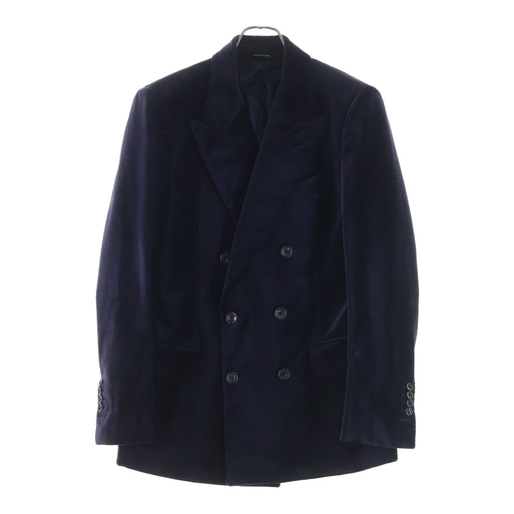 TOM FORD(トムフォード) ベロア ダブルブレスト テーラードジャケット パープル 11BR40