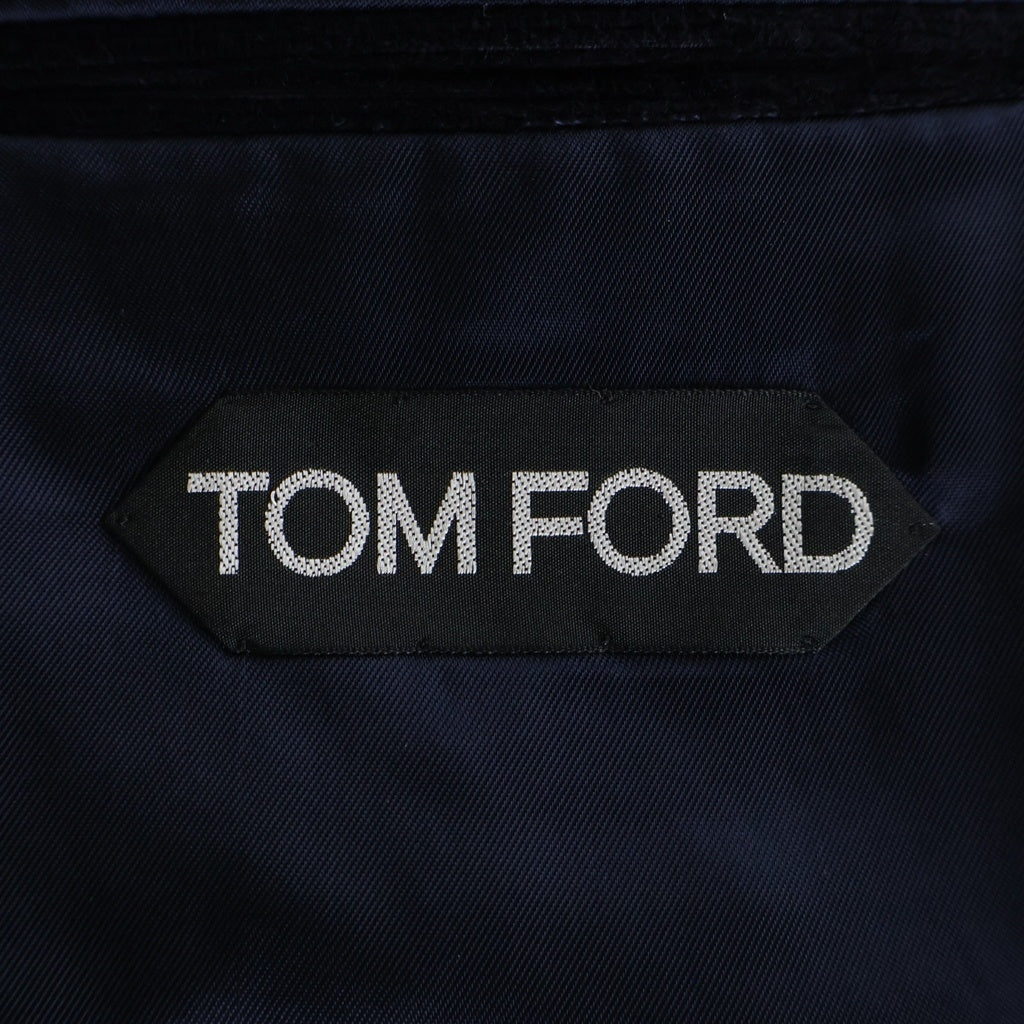 TOM FORD(トムフォード) ベロア ダブルブレスト テーラードジャケット パープル 11BR40
