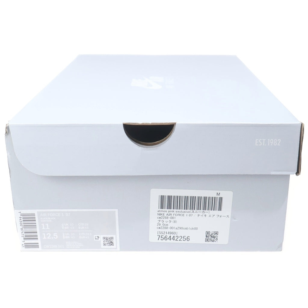 NIKE(ナイキ) AIR FORCE 1 LOW 07 CW2288-001 エアフォース1 ローカットスニーカー ブラック US11/29cm