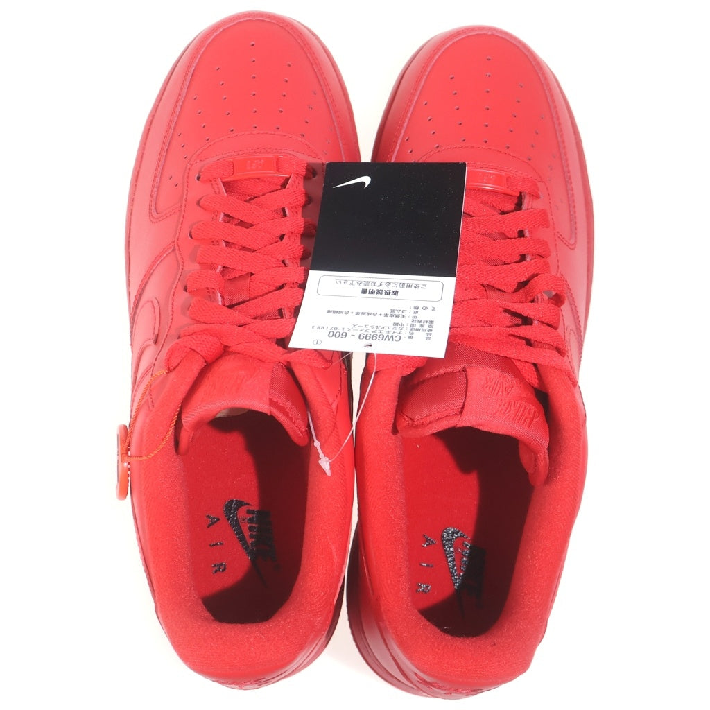 NIKE(ナイキ) AIR FORCE 1 LOW 07 LV8 1 UNIVERSITY RED CW6999-600 エアフォース1 ローカットスニーカー レッド US10.5/28.5cm