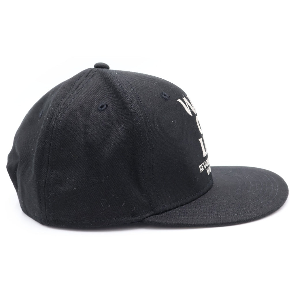 RATS(ラッツ) EMBROIDERY CAP エンブロイダリー刺繍ロゴ ベースボールキャップ 帽子 ブラック 22SPA-1201