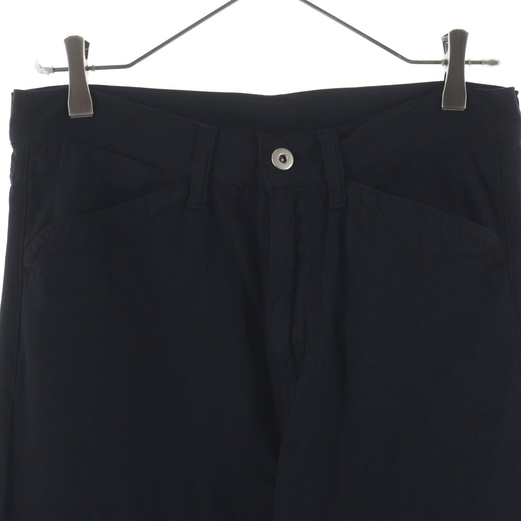 TAKAHIROMIYASHITA The SoloIst.(タカヒロミヤシタザソロイスト) 15AW コットン テーパードパンツ トラウザー ブラック sp.0010AW15