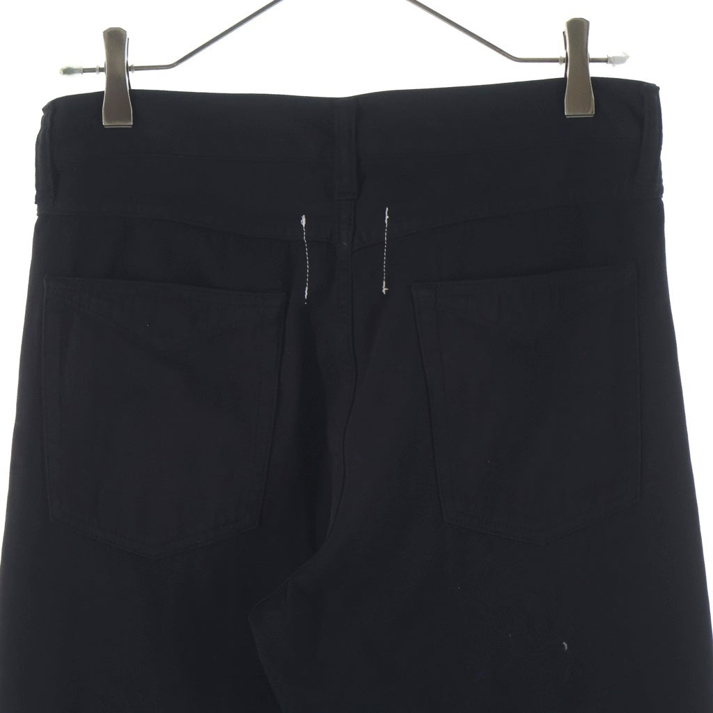 TAKAHIROMIYASHITA The SoloIst.(タカヒロミヤシタザソロイスト) 15AW コットン テーパードパンツ トラウザー ブラック sp.0010AW15