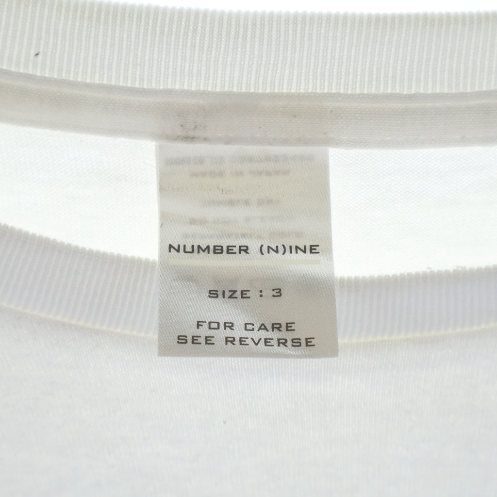 NUMBER (N)INE(ナンバーナイン) 02SS Modern Age NEW YORK モダンエイジ期 ニューヨーク 半袖Tシャツ カットソー ホワイト