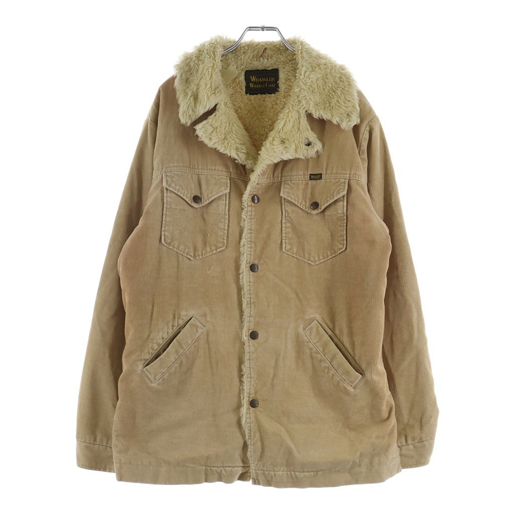 N.HOOLYWOOD(エヌハリウッド) ×WRANGLER WRANGE COAT ラングラー ランチコート 裏地ファー コーヂュロイジャケット ベージュ 91606