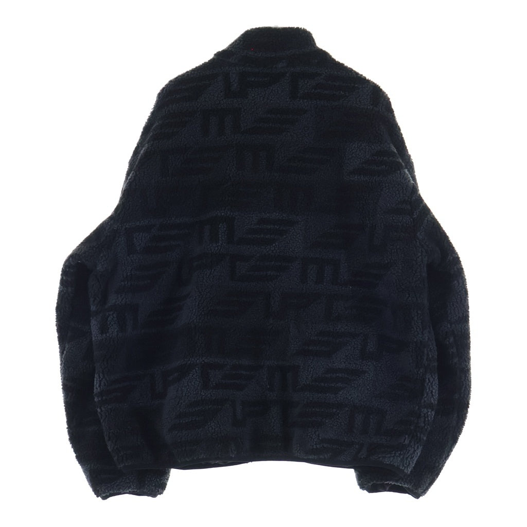 SUPREME(シュプリーム) 22AW Geo Reversible WINDSTOPPER Fleece Jacket ウィンドストッパー リーバーシブル フリースジャケット ブラック/グレー