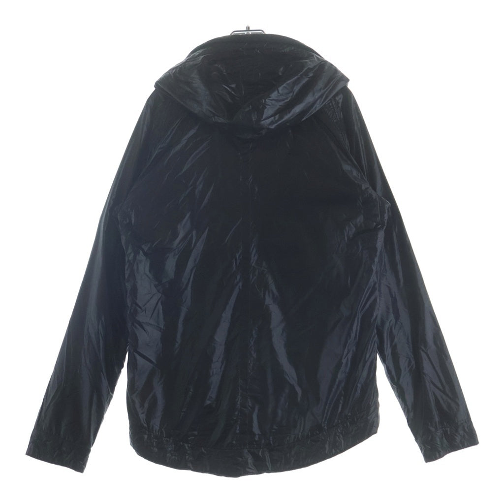 TAKAHIROMIYASHITA The SoloIst.(タカヒロミヤシタザソロイスト) Training jacket トレーニングジャケット 裏地フリース ナイロンフーデッドブルゾン ブラック sg.0172