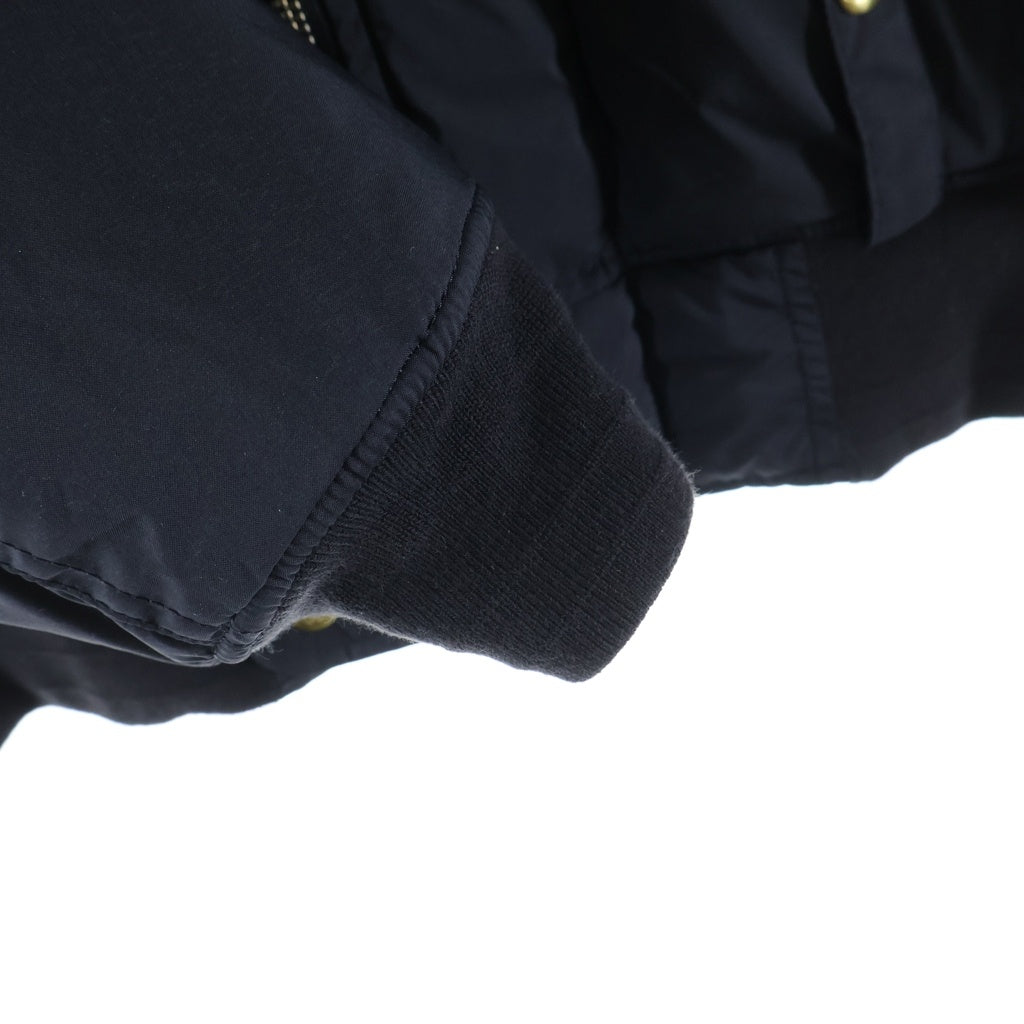 TAKAHIROMIYASHITA The SoloIst.(タカヒロミヤシタザソロイスト) 21AW Flight Jacket Type 1 中綿入り ナイロン MA-1 フライトジャケット ブラック sj.0021AW16
