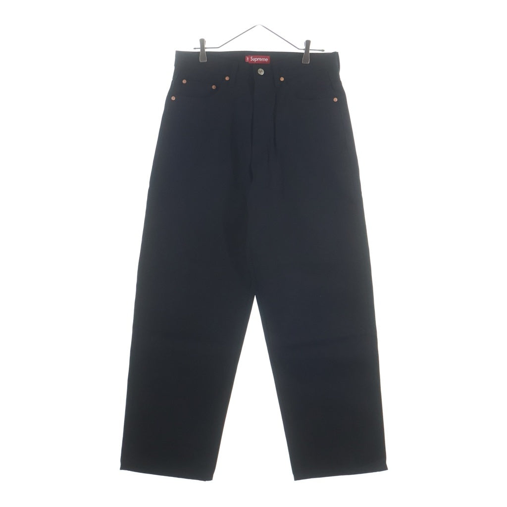 SUPREME(シュプリーム) 24SS Baggy Jean バギージーン ワイドデニムパンツ ブラック
