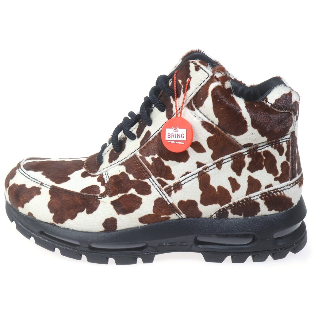 NIKE(ナイキ) AIR MAX GOADOME QS IO4635-100 エアマックス ゴアドーム ポニーヘア ハイカットスニーカー ブラウン/ベージュ US9/27cm
