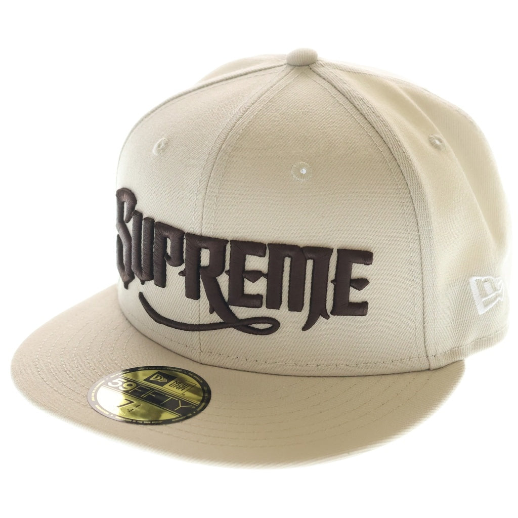 SUPREME(シュプリーム) 24AW ×NEW ERA Mister Cartoon Cap ニューエラ ミスターカートゥーン ベースボールキャップ 帽子 ベージュ
