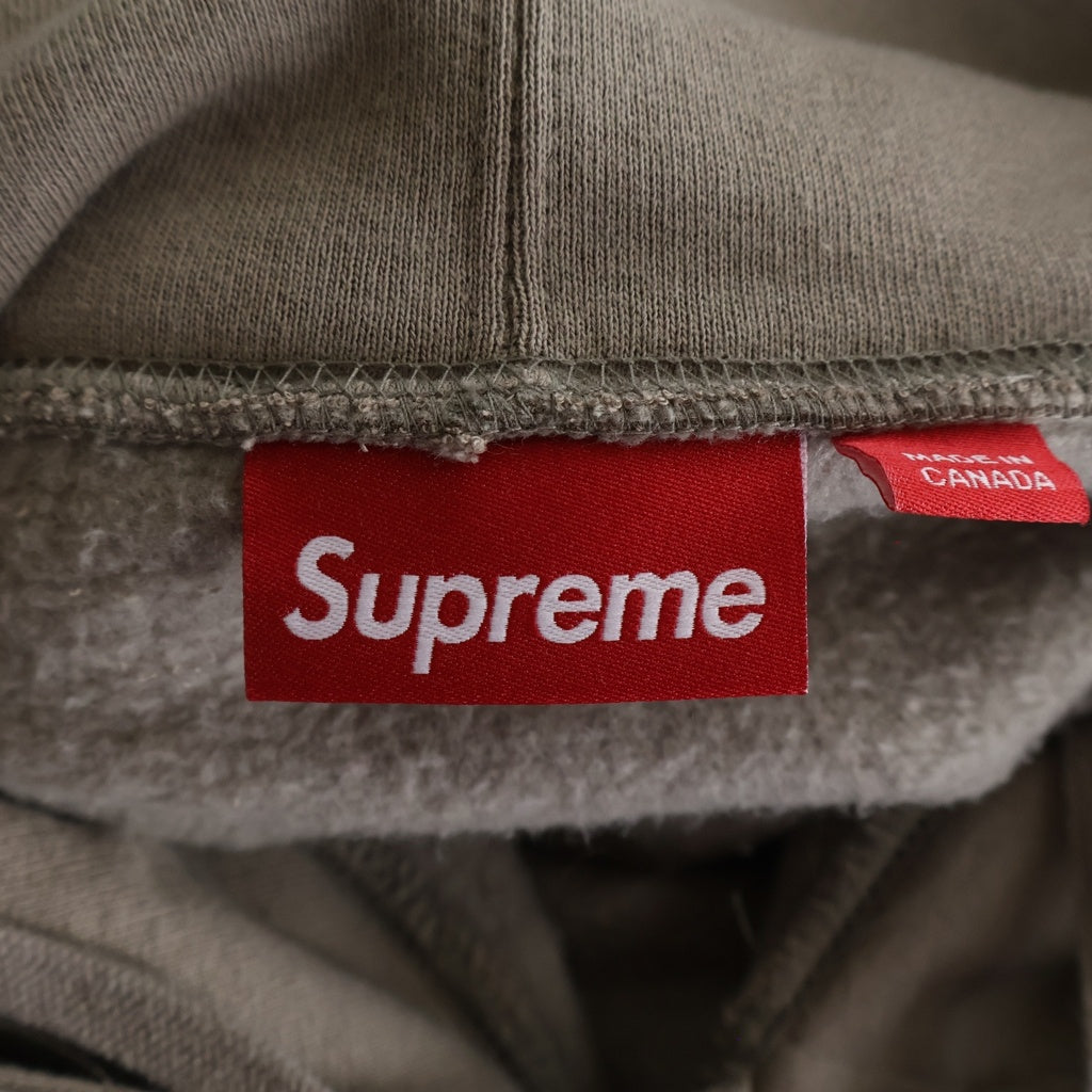 SUPREME(シュプリーム) 26SS Classic Logo Hooded Sweatshir クラシックロゴ 刺繍 スウェットプルオーバーパーカー ベージュ