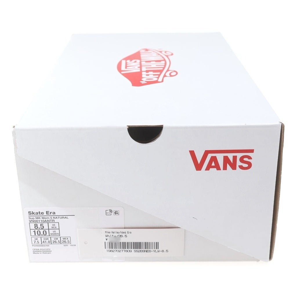 SUPREME(シュプリーム) 26SS ×VANS Skate Era Mike Kelley バンズ マイクケリー スケートエラ 総柄キャンパスローカットスニーカー マルチカラー US8.5/26.5cm VN00110ANTR