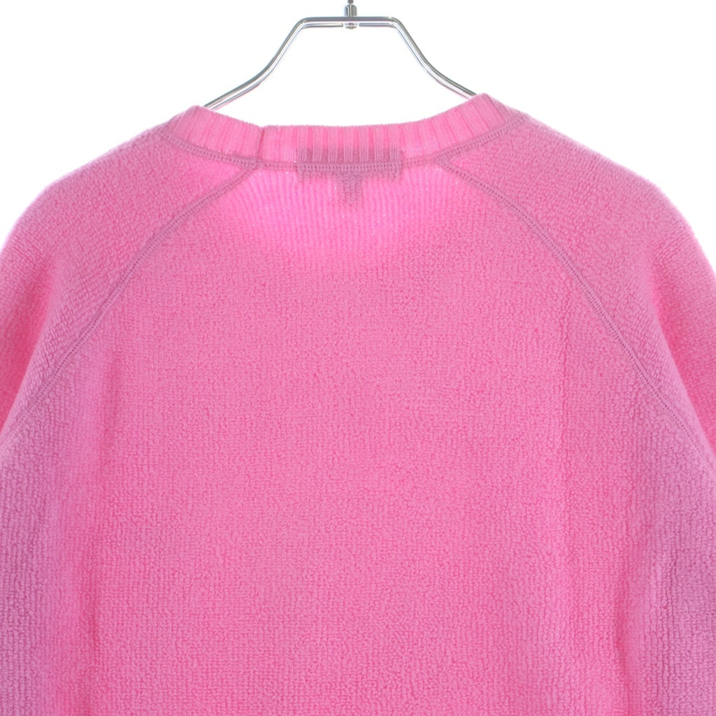 SUPREME(シュプリーム) 24AW Terry Small Box Sweater スモールボックスロゴ テリー アクリルニットセーター ピンク