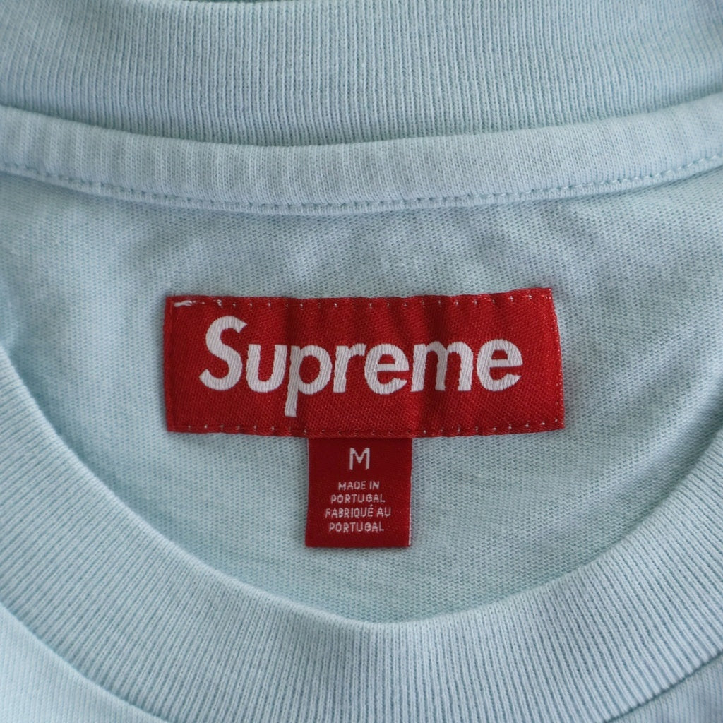 SUPREME(シュプリーム) 25AW Small Box L/S Tee スモールボックスロゴ 長袖Tシャツ カットソー ライトブルー