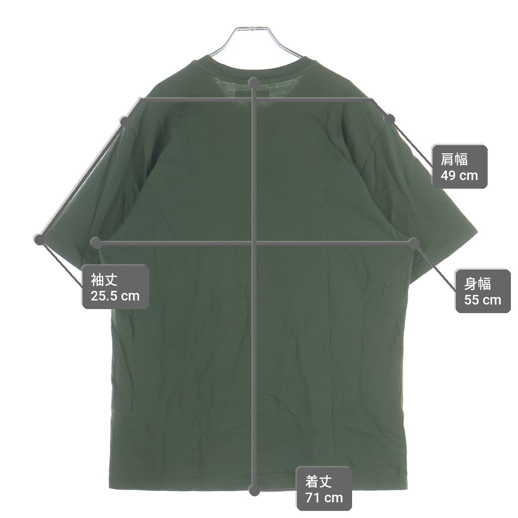 SUPREME(シュプリーム) 24AW Old English Tee オールドイングリッシュ 刺繍ロゴ 半袖Tシャツ カットソー カーキ