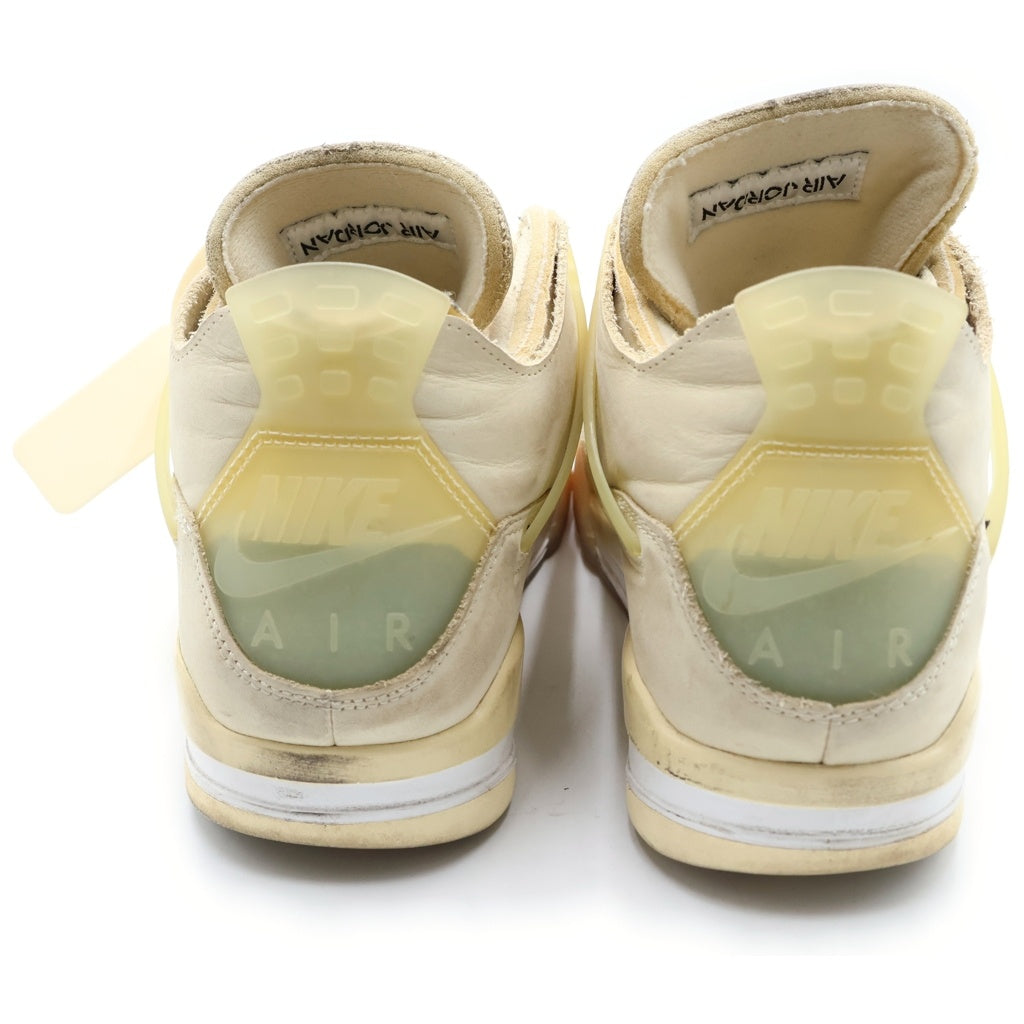 NIKE(ナイキ) ×OFF-WHITE WMNS AIR JORDAN 4 SP SAIL CV9388-100 オフホワイト ウィメンズ エアジョーダン4 SP スニーカー セイル アイボリー US W9.5/26.5cm レディース