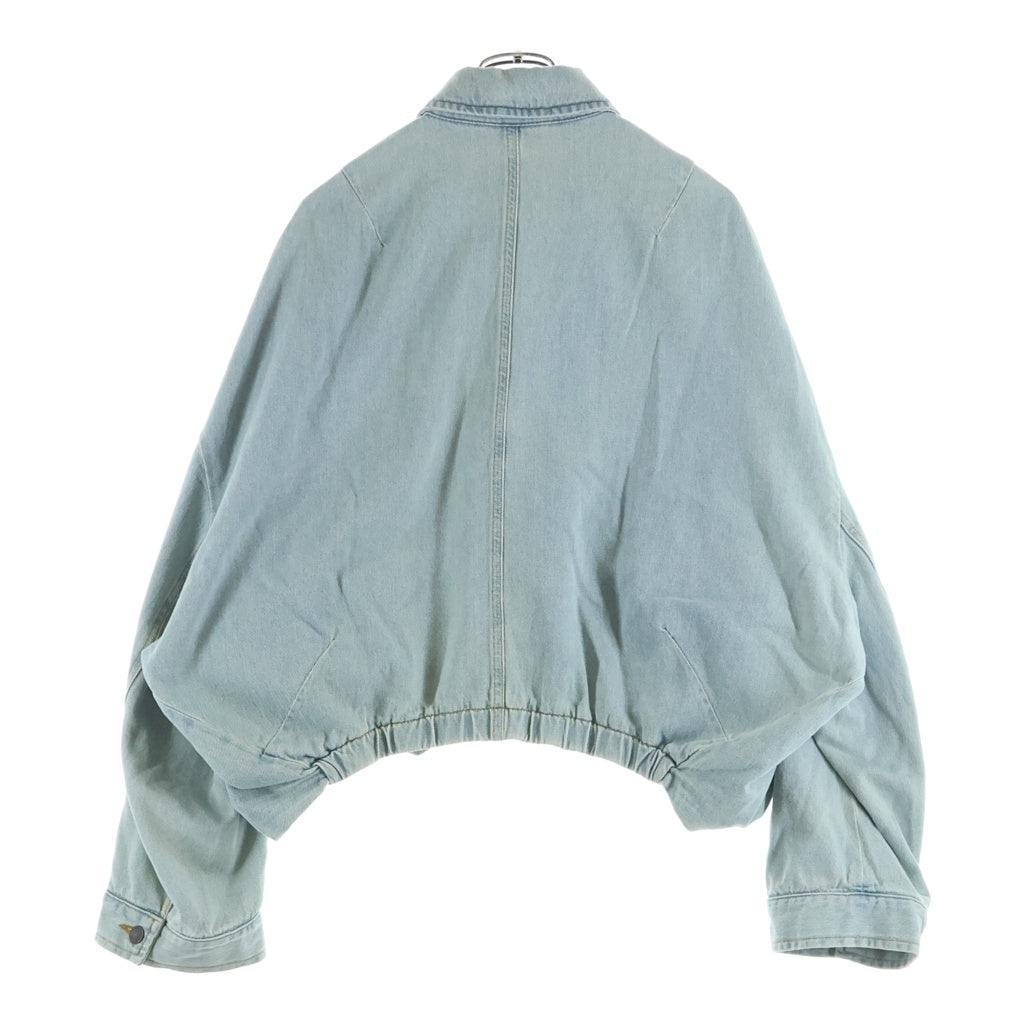 DRIES VAN NOTEN(ドリスヴァンノッテン) VVESTO ICE BLUE DENIM JACKET クロップド丈 デニムジャケット レディース ライトインディゴ