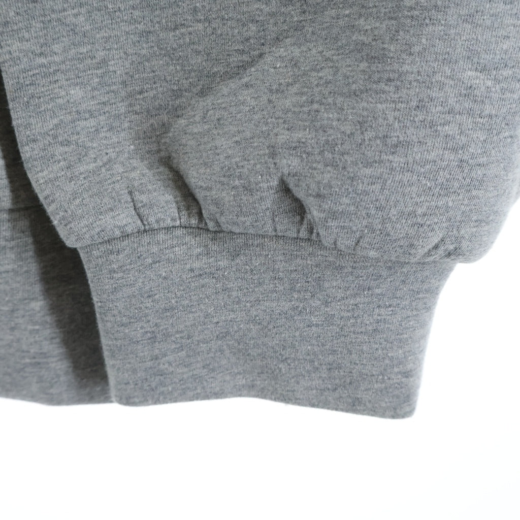 DRIES VAN NOTEN(ドリスヴァンノッテン) HUMY 9622 W.K.SWEATER ラウンドジップ ボンディングスウェットシャツ レディース グレー