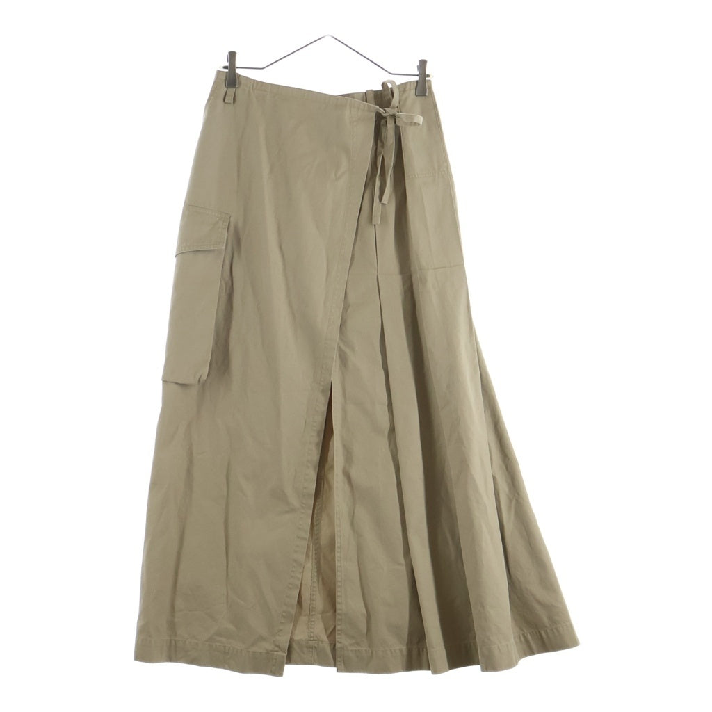 DRIES VAN NOTEN(ドリスヴァンノッテン) ラップカーゴスカート レディース ベージュ