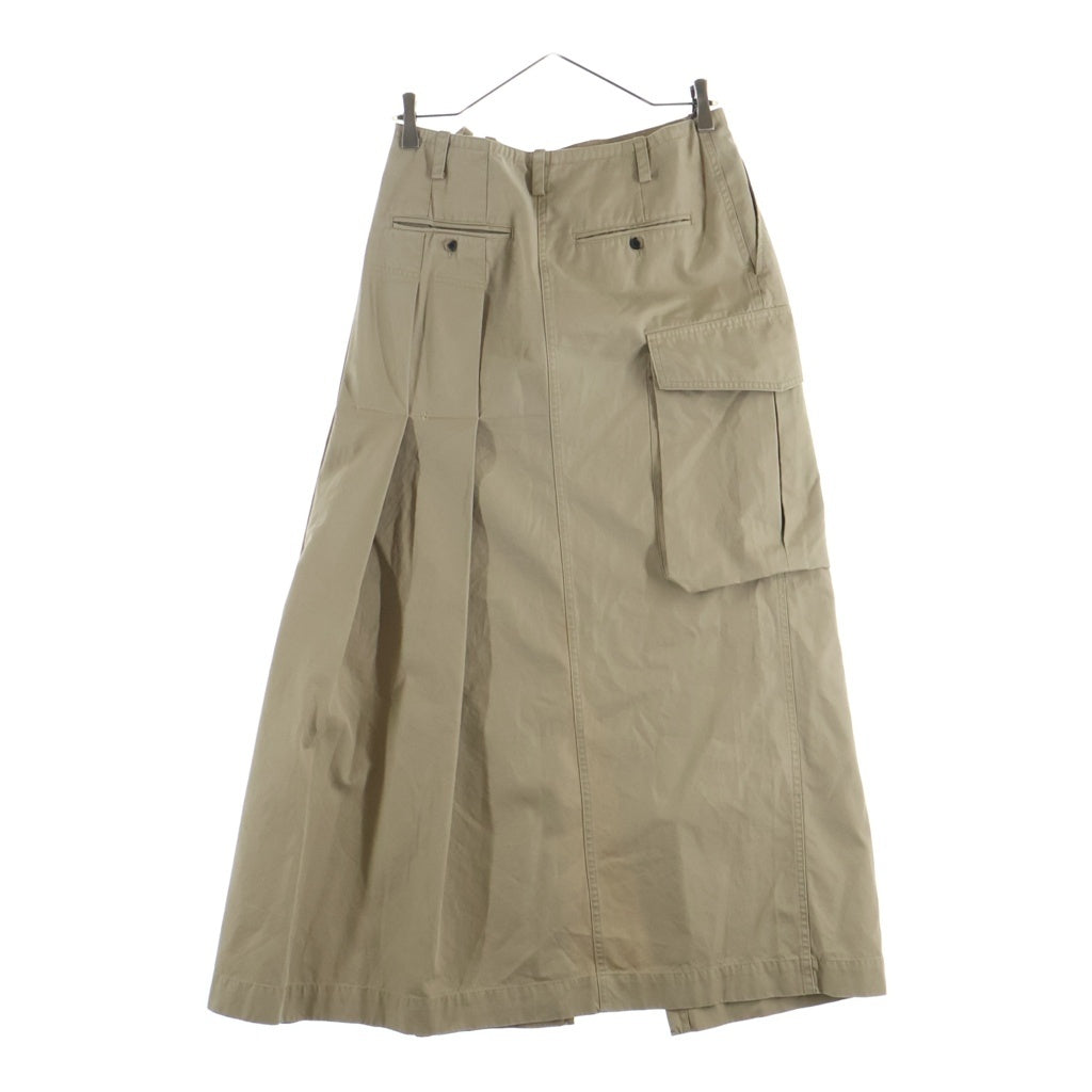 DRIES VAN NOTEN(ドリスヴァンノッテン) ラップカーゴスカート レディース ベージュ