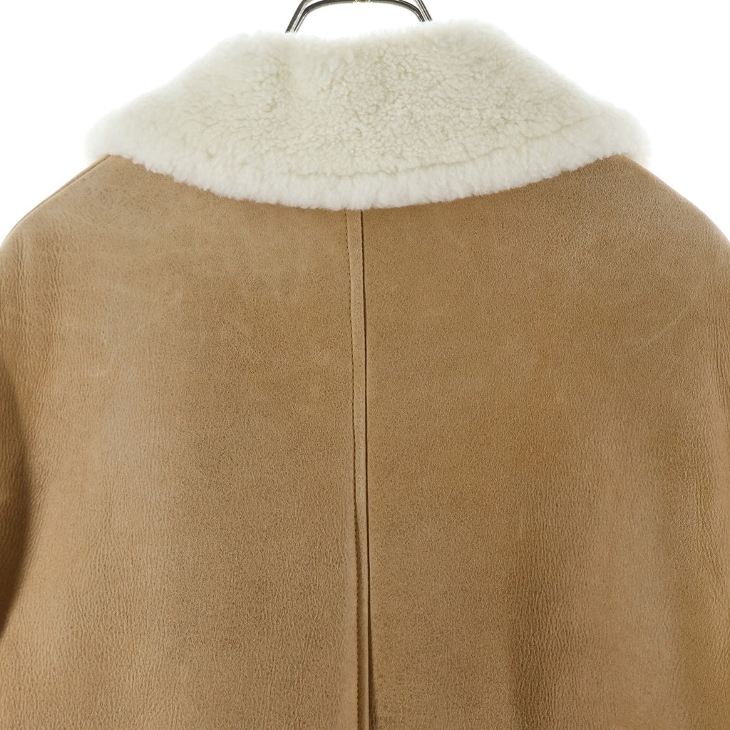 LOEWE(ロエベ) シープスキン 裏地ボア ムートンコート レディース ベージュ S359336XAT