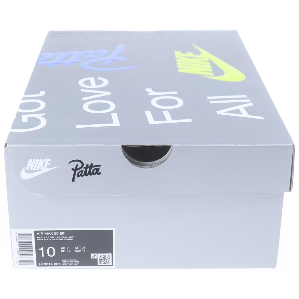 NIKE(ナイキ) ×PATTA AIR MAX 90 HF8814-001 パタ エアマックス90 ローカットスニーカー ブラック/ライトグリーン/グレー US10/28cm