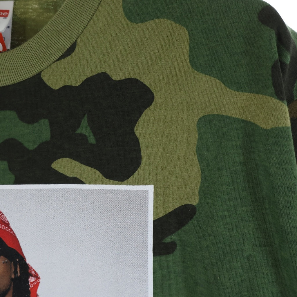 SUPREME(シュプリーム) 25AW Playboi Carti Tee プレイボーイ カーティ カモフラージュ柄 半袖Tシャツ カットソー カーキ/グリーン