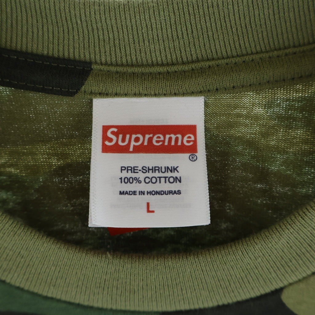 SUPREME(シュプリーム) 25AW Playboi Carti Tee プレイボーイ カーティ カモフラージュ柄 半袖Tシャツ カットソー カーキ/グリーン