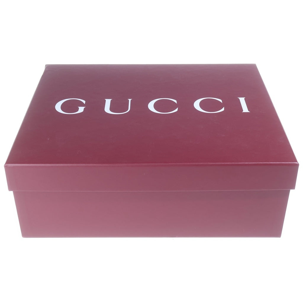 GUCCI(グッチ) GGモチーフ レザー/キャンパス ローカットスニーカー ダッドスニーカー グリーン/ベージュ 10.5 777106