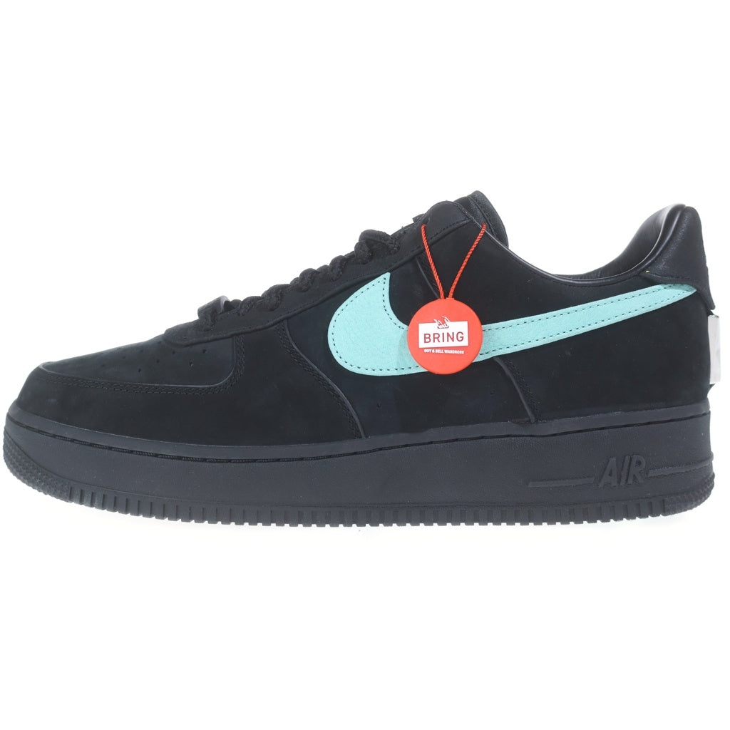 NIKE(ナイキ) ×TIFFANY&CO AIR FORCE 1 LOW 1837 DZ1382-001 ティファニー エアフォース1 ローカットスニーカー ブラック/ティファニーブルー US12/30cm
