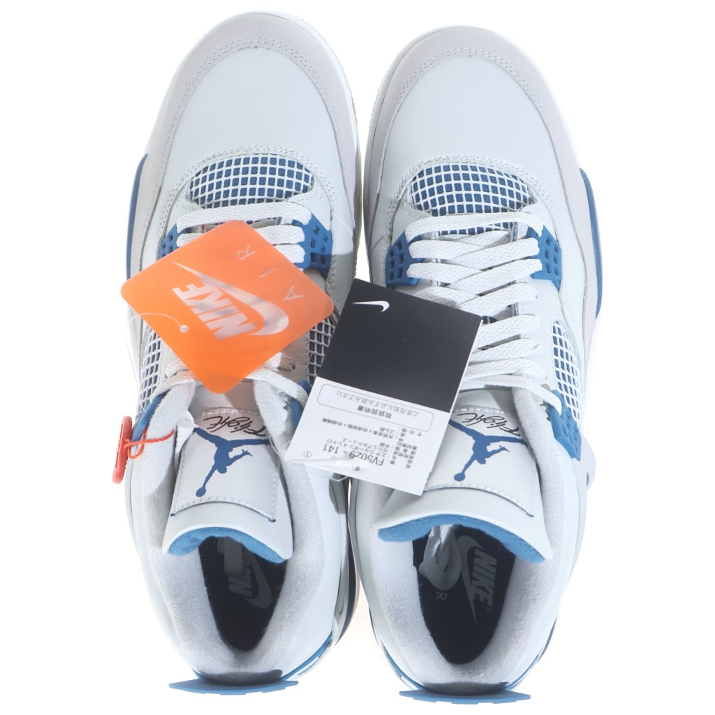 NIKE(ナイキ) AIR JORDAN 4 RETRO INDUSTRIAL BLUE FV5029-141 エアジョーダン4 インダストリアルブルー ハイカットスニーカー ホワイト/ブルー US12/30cm