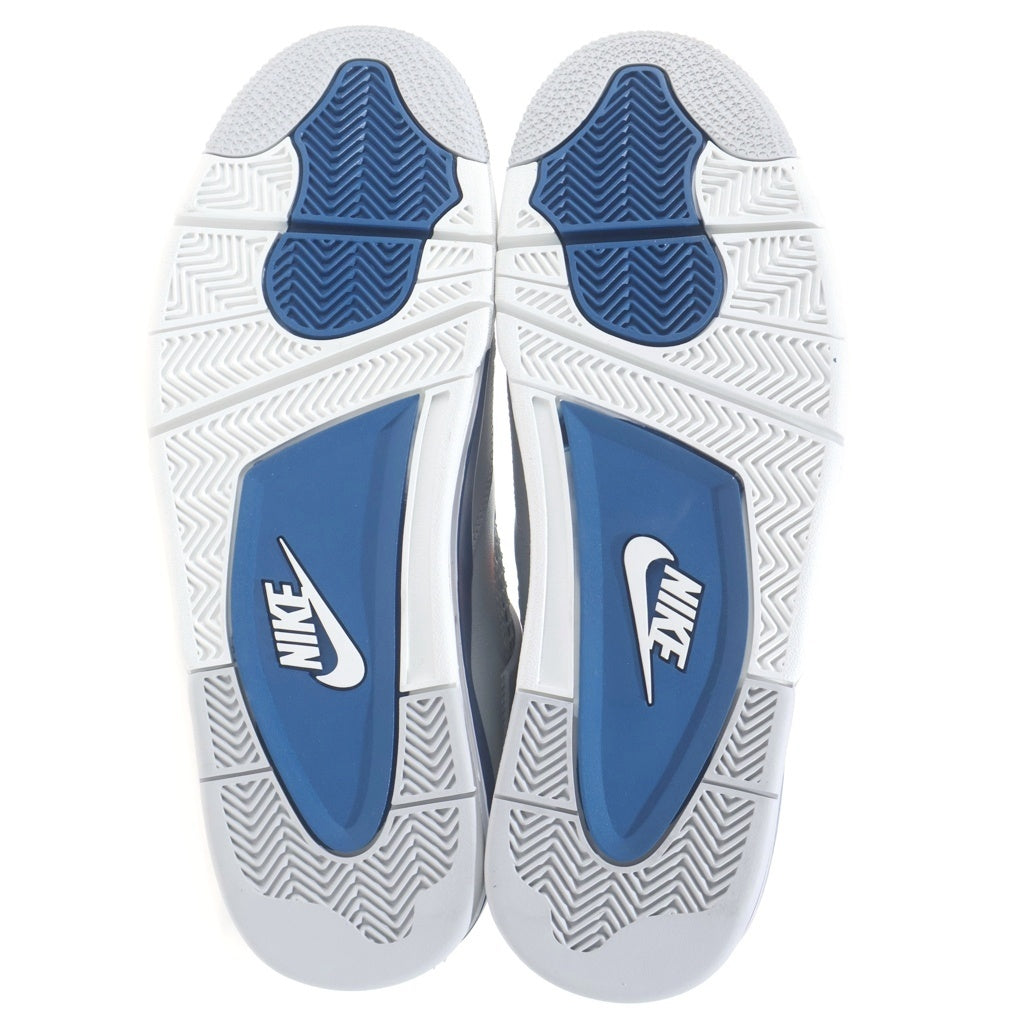 NIKE(ナイキ) AIR JORDAN 4 RETRO INDUSTRIAL BLUE FV5029-141 エアジョーダン4 インダストリアルブルー ハイカットスニーカー ホワイト/ブルー US12/30cm