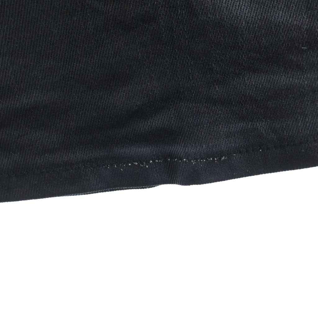 GUAPI(グアピ) OBSIDIAN BLACK TACTICAL STACKED WAX JEANS スリム カーゴジーンズ ワックスデニムパンツ ブラック