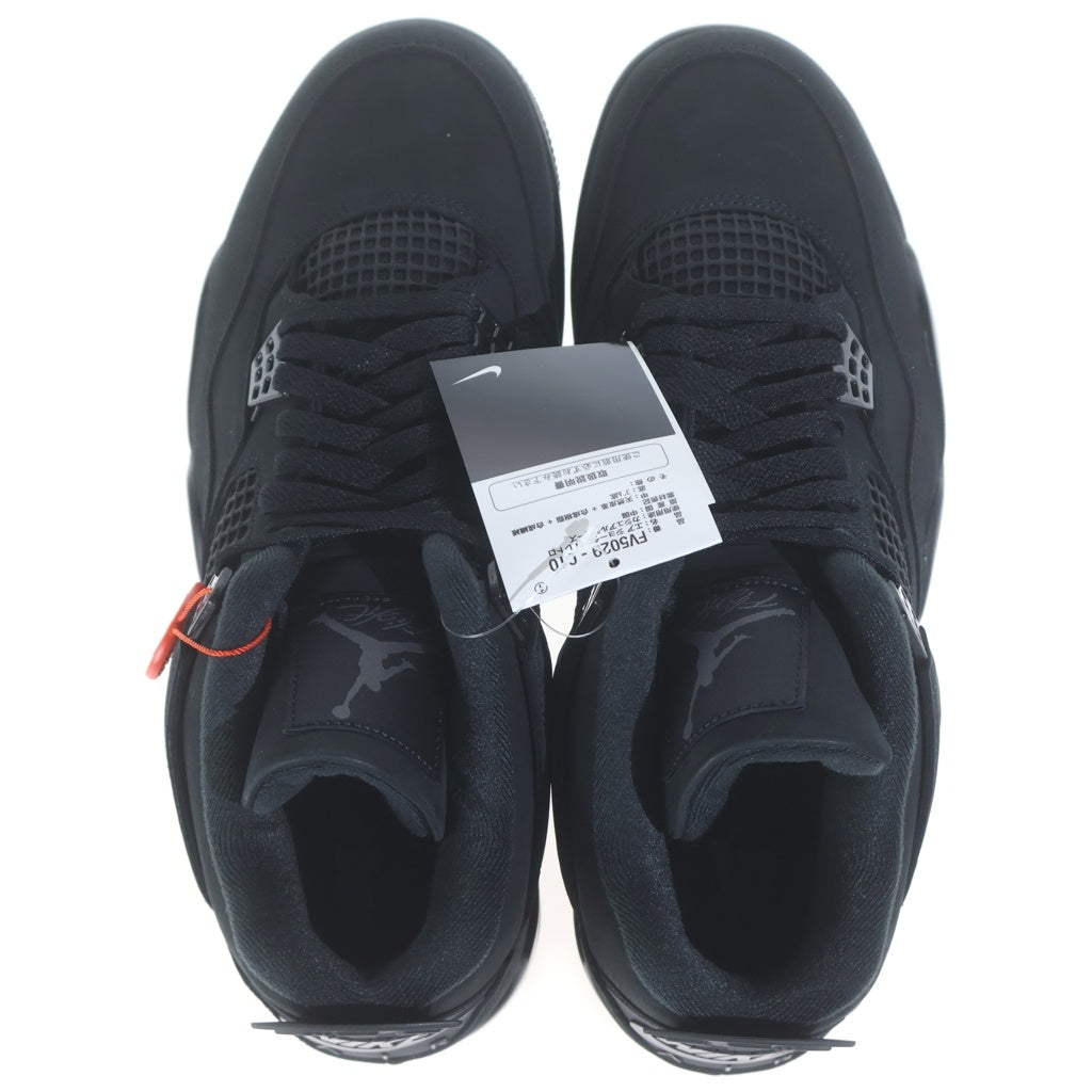 NIKE(ナイキ) AIR JORDAN 4 BLACK CAT FV5029‐010 エアジョーダン4 ブラックキャット ハイカットスニーカー ブラック US12/30cm